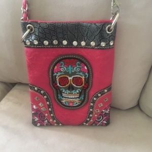 Pink Skull Bag